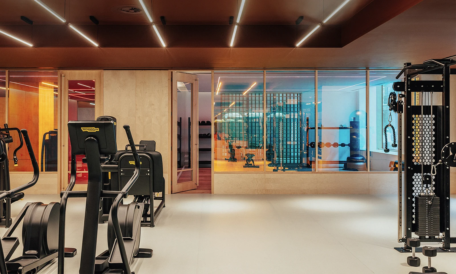 The gym at The Maple Club