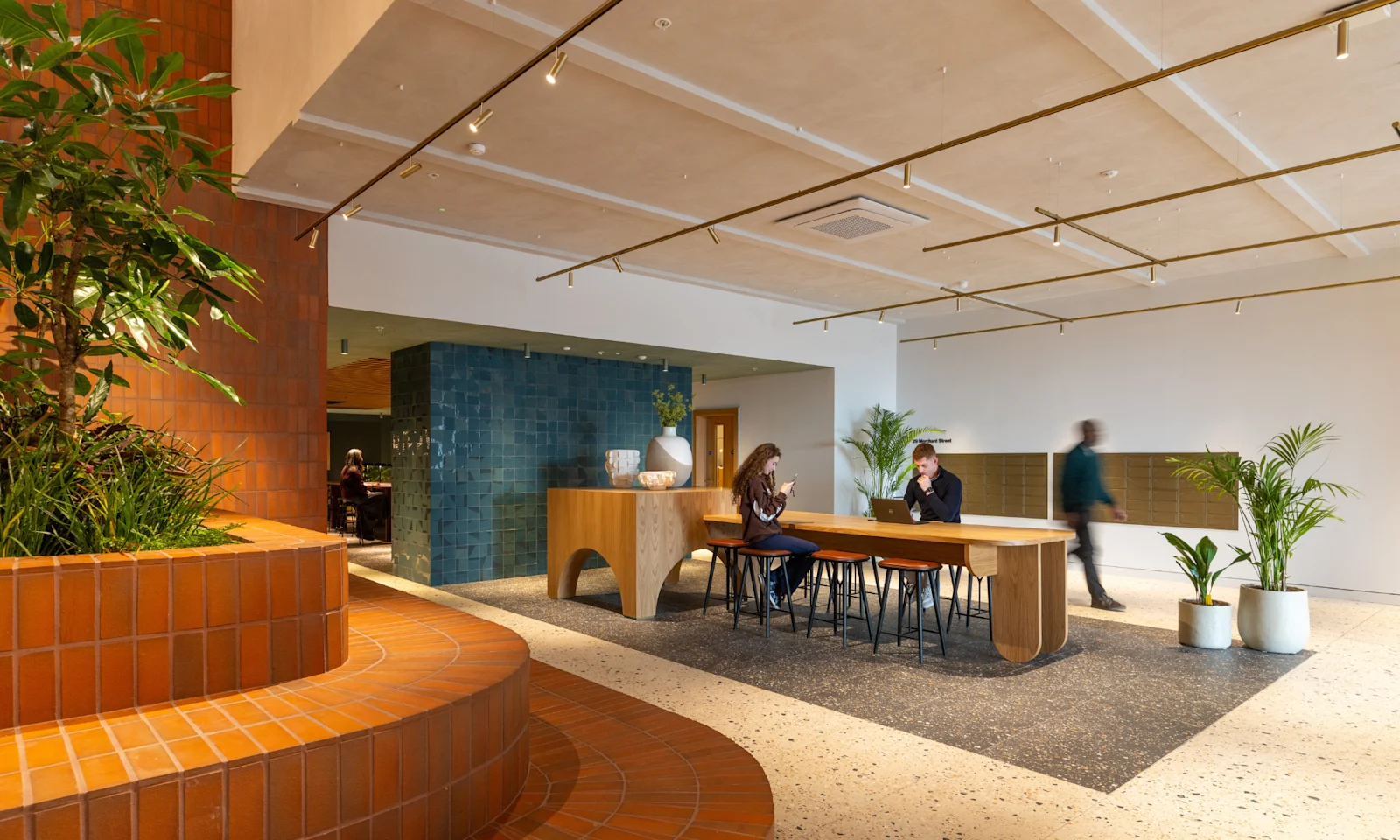 The lobby at The Maple