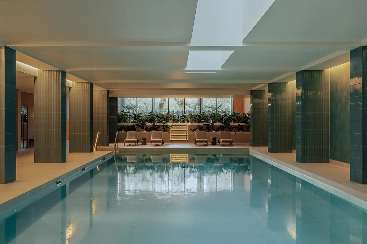 The 25m swimming pool at The Maple Club